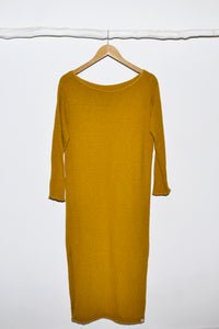 Vestido manga 3/4 midi